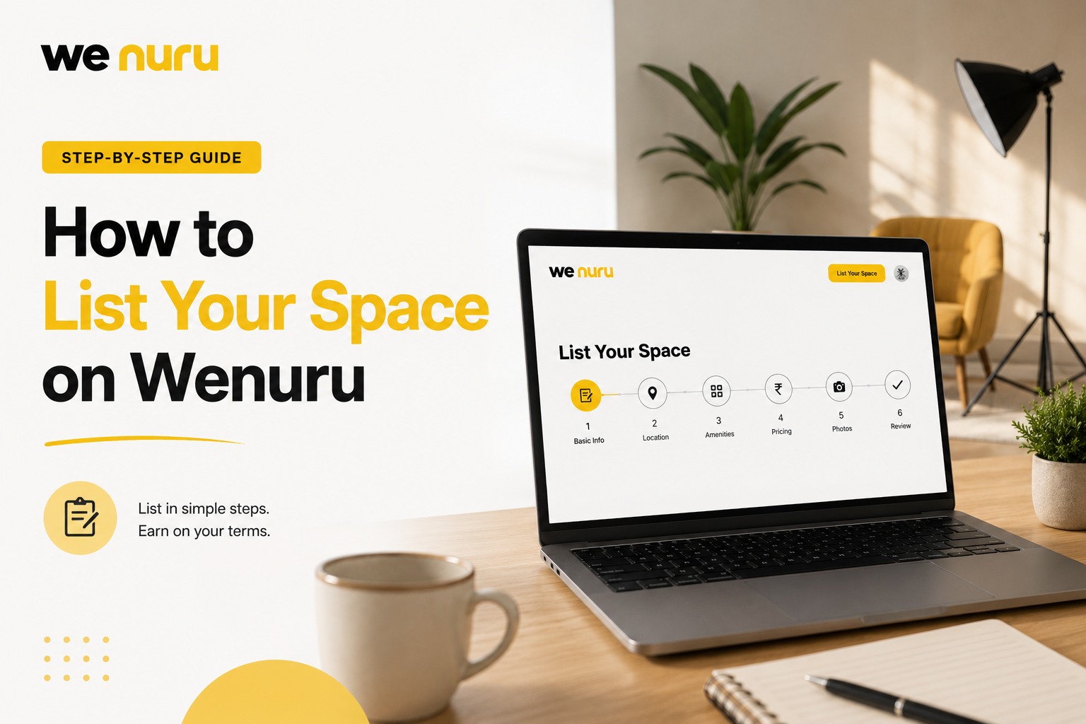 How to List Your Space on wenuru (Step-by-Step Guide)