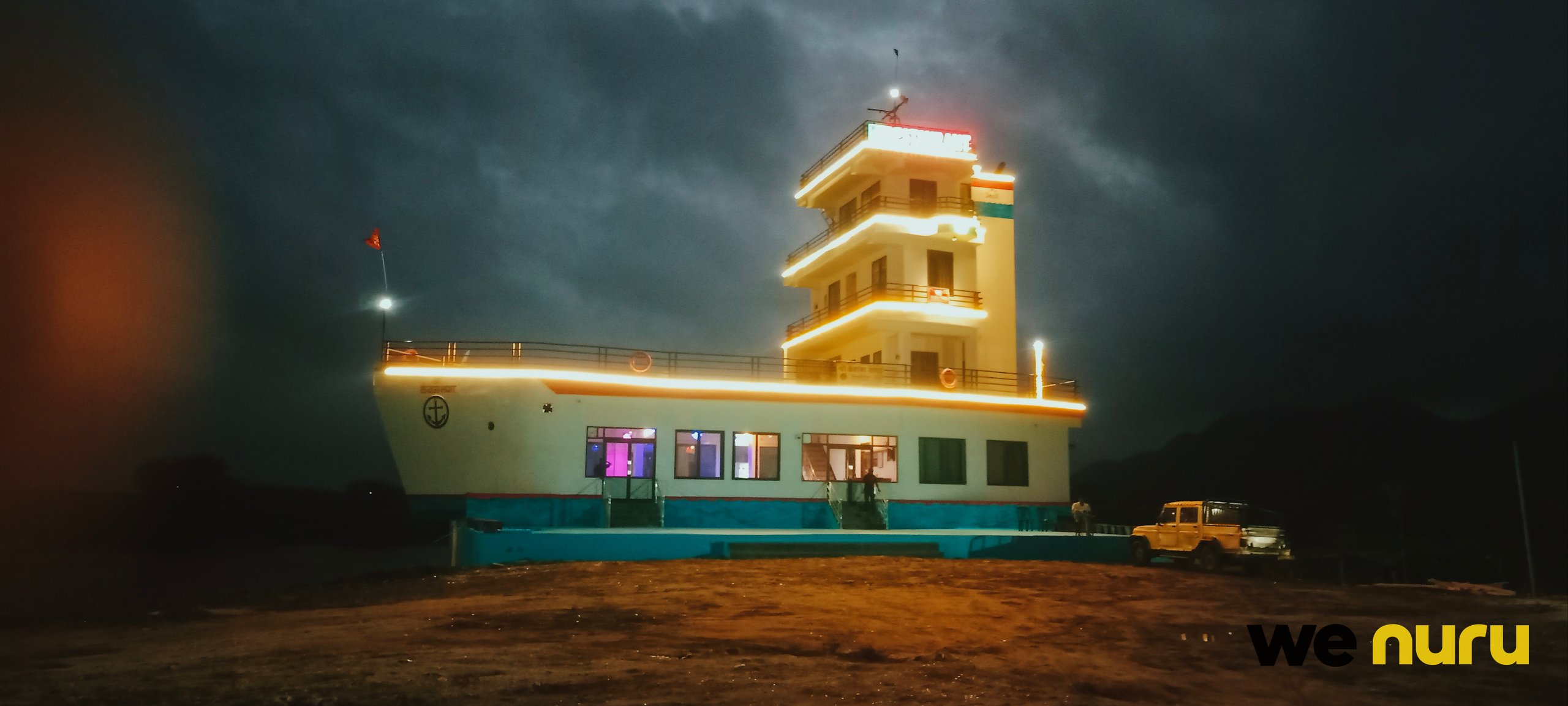 Ship shape hotel with lake view — hotel & resort in Beawar