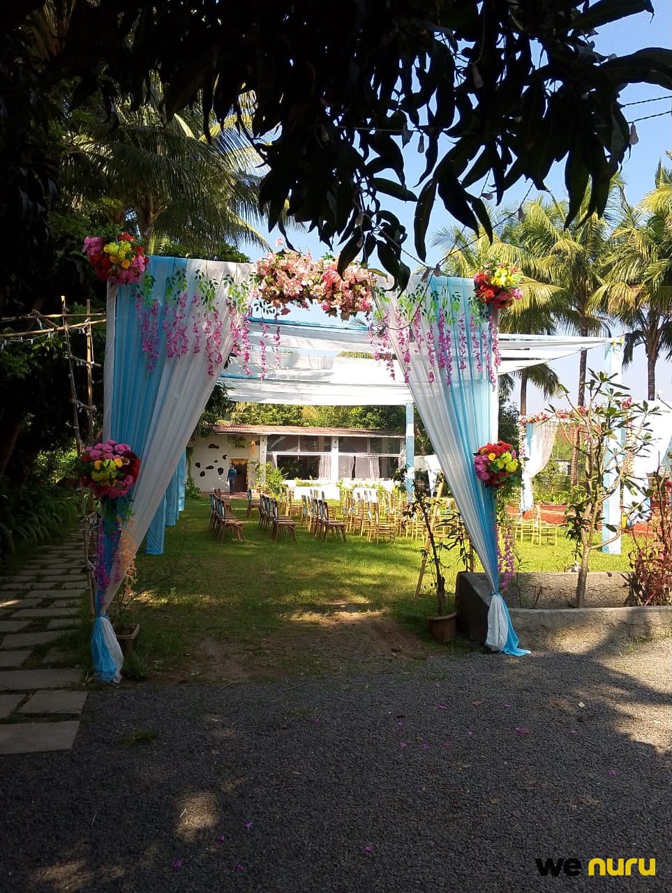 Tropical Garden Event Venue & Shoot Location in Alibag, Maharashtra — farmhouse in Raigad