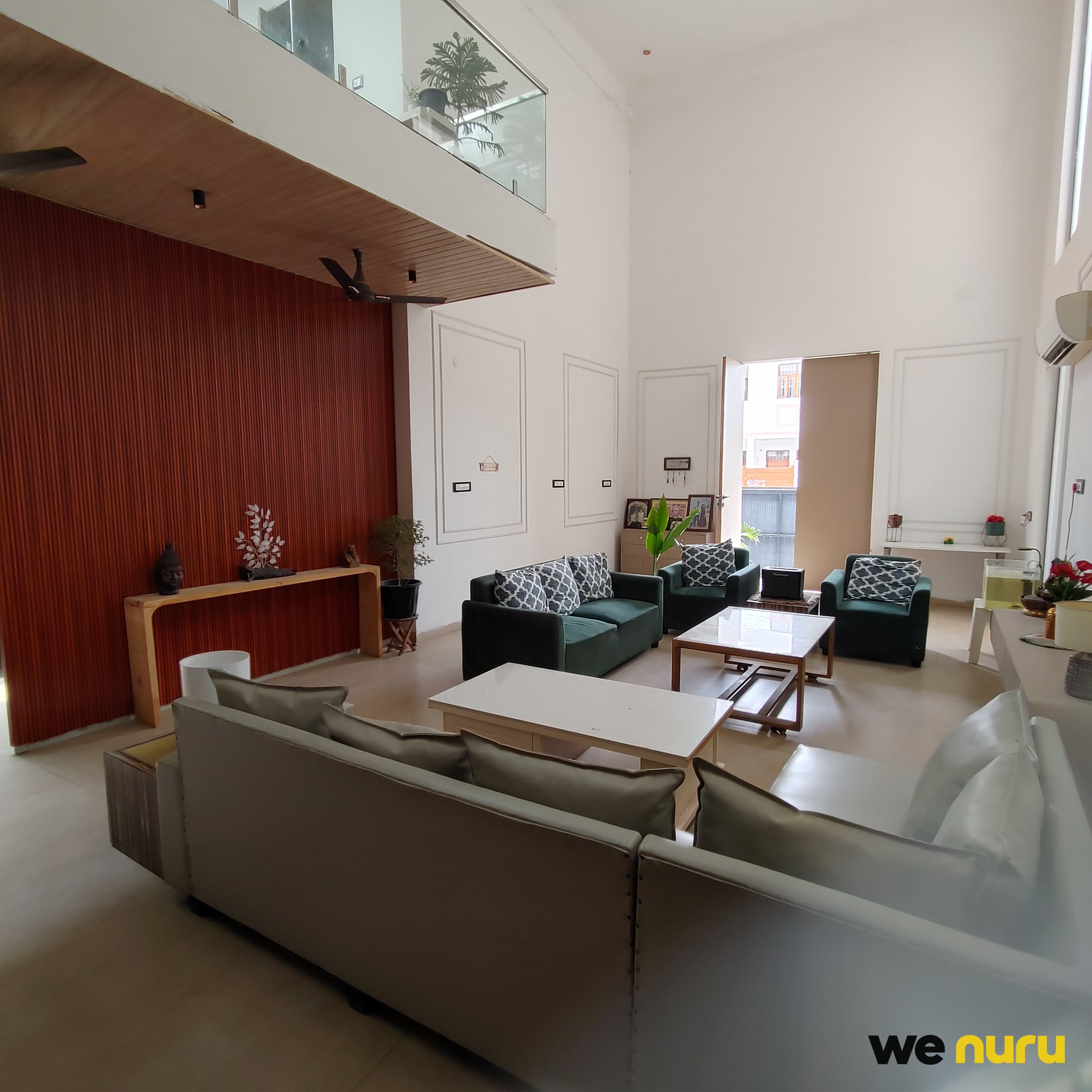 Handcrafted Modern Industrial Villa with High Ceilings in Lucknow — mansion in Lucknow