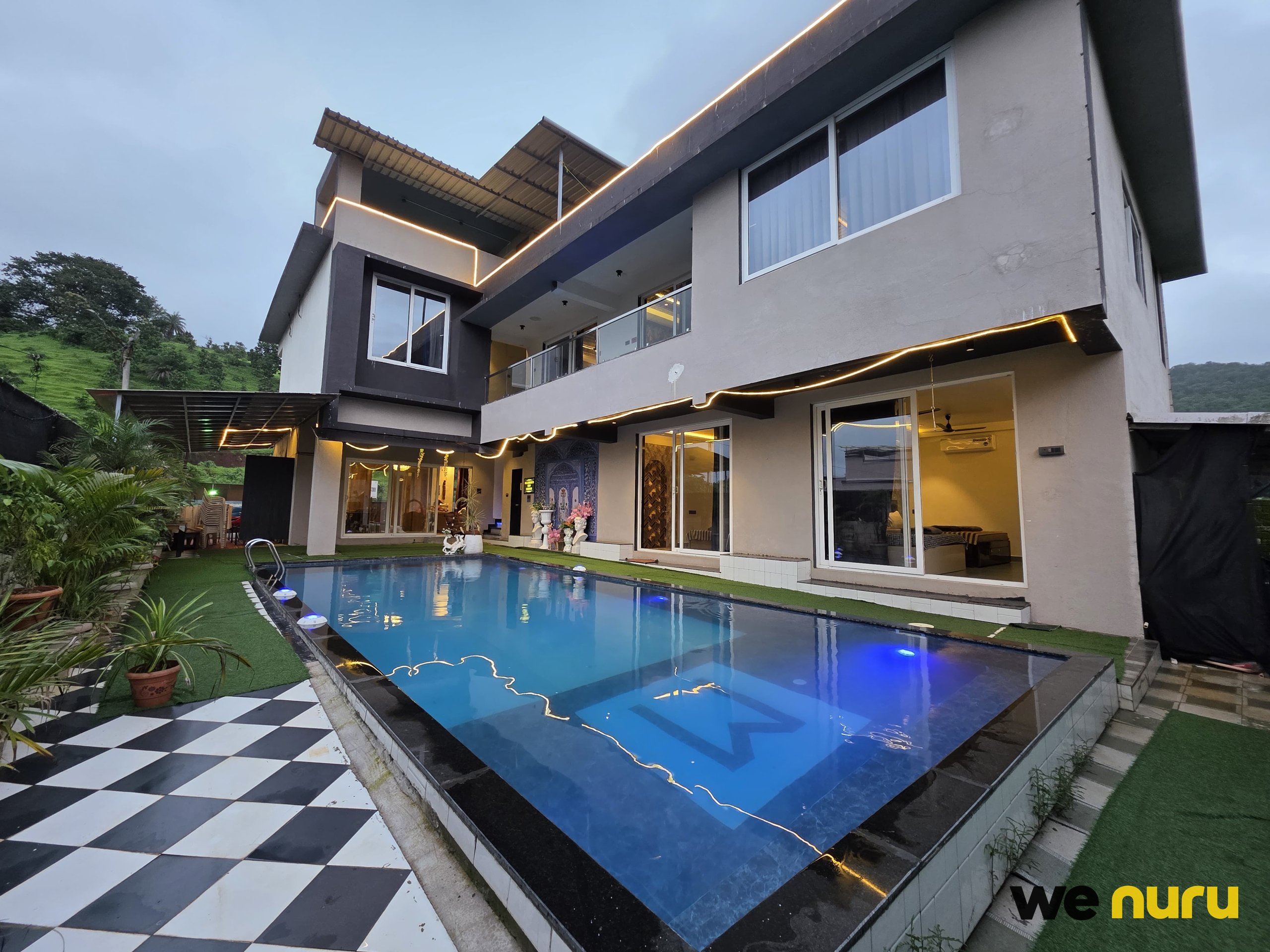 Luxury Pool Villa in Igatpuri for Photoshoots & Film Shoots In Vihigaon, Maharashtra — villa in Thane Central