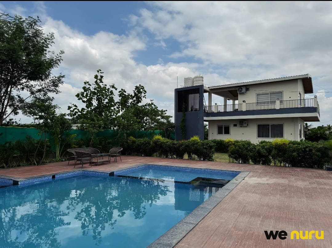 Modern Farmhouse with Private Pool & Lawn for Shoot In Madhya Pradesh — farmhouse in Sula Khedi