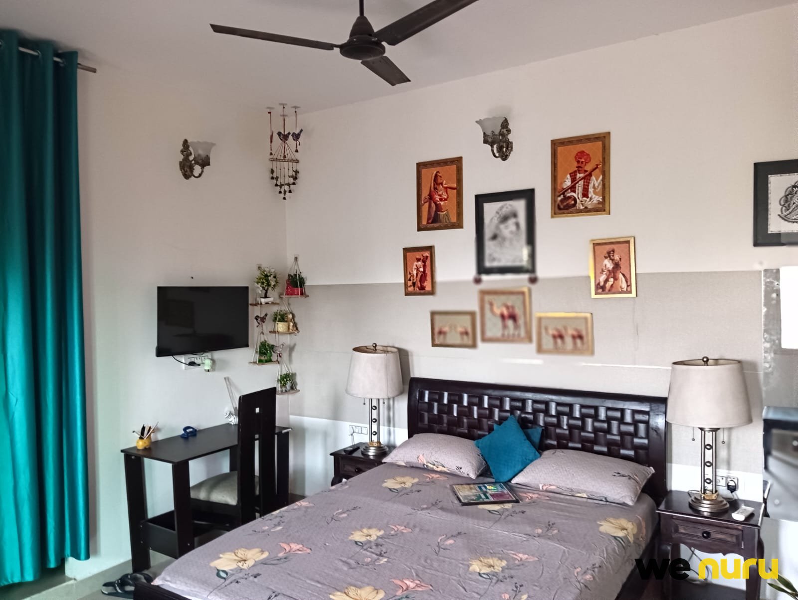 Luxury Rooftop Garden Retreat with Elegant Bedroom & Outdoor Lounge — flat in Gurugram