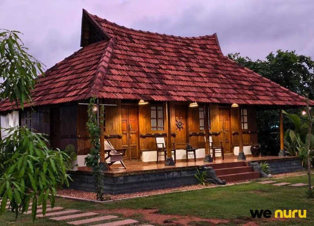 Traditional Kerala Heritage Outdoor Shoot Location | Villa & Garden — villa in Alappuzha