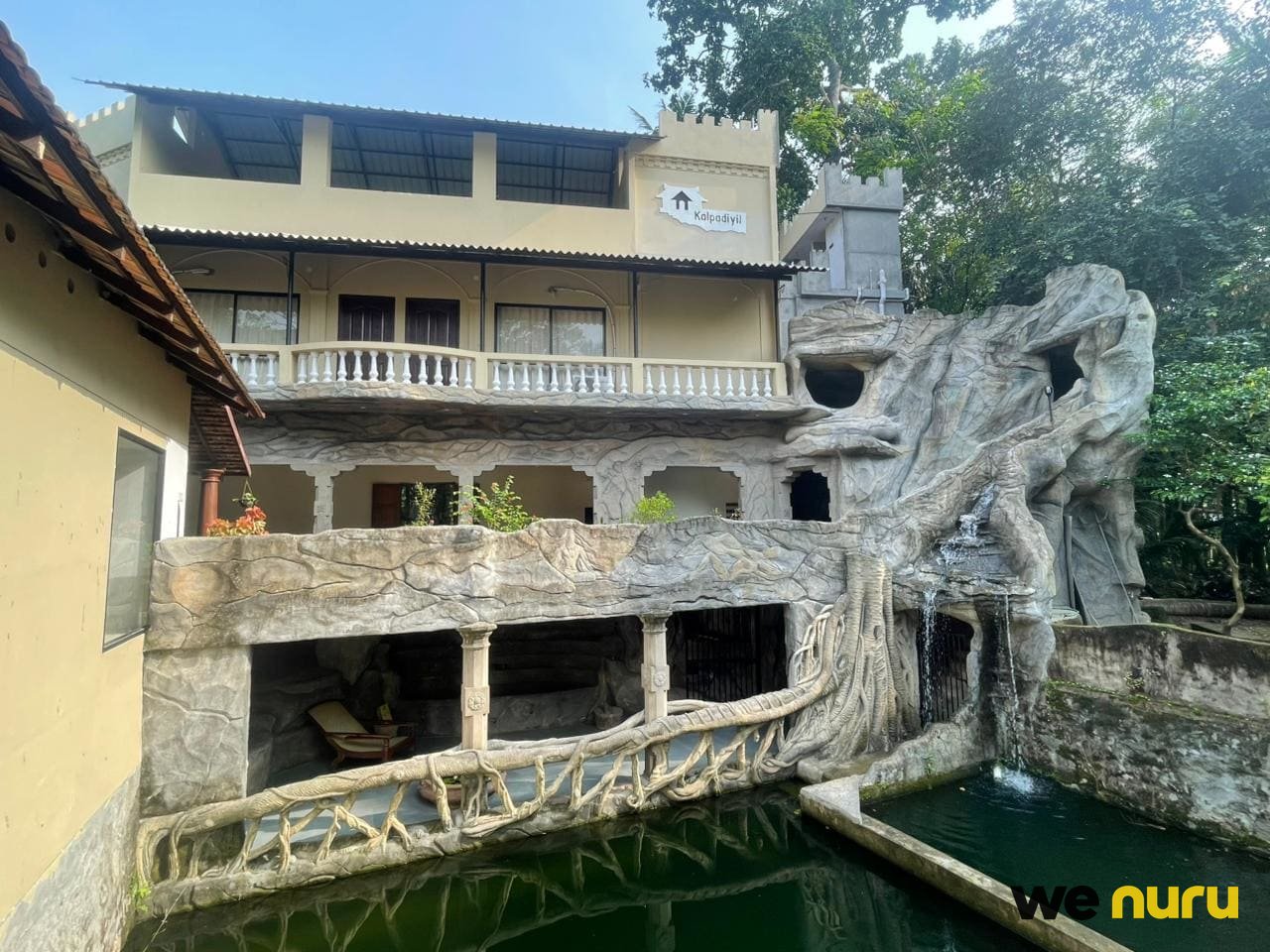 Heritage-Style Farmhouse with Traditional Stone Architecture & Lush Greenery in Neyyattinkara, Kerala — farmhouse in Neyyattinkara