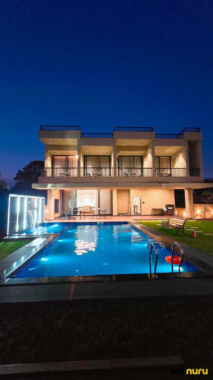 Modern Luxury Pool Villa Shoot Location in Dugaon, Girnare, Nashik — villa in Nasik