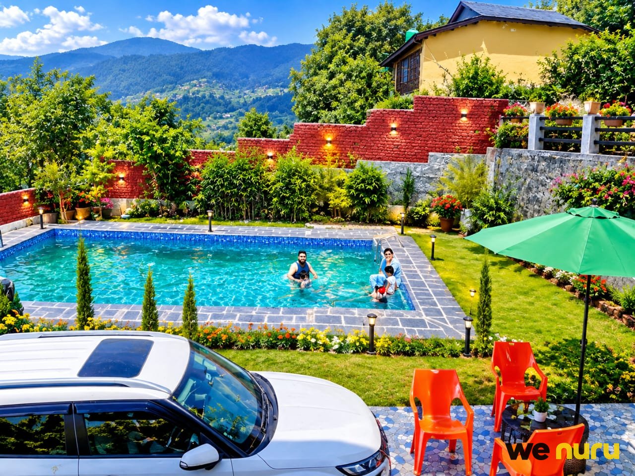 Mountain-View Villa with Pool and Garden for Film & Photo Shoots in Dharamshala — villa in Dharamshala