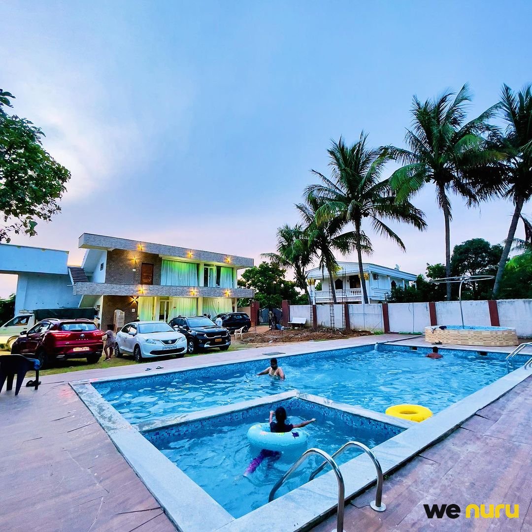 Traditional Villa with Swimming Pool and Event Lawn for Photo & Film Shoots in Chilipched, Medak, Telangana — villa in Medak