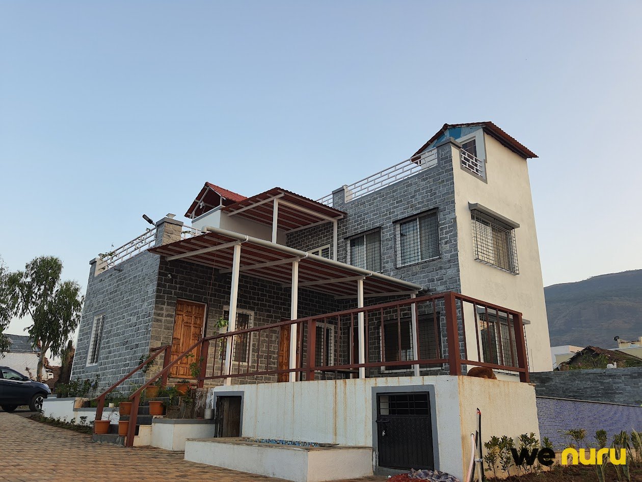 Nature View Villa with Swimming Pool & Backwater Views near Bhama Askhed Dam — villa in Shive