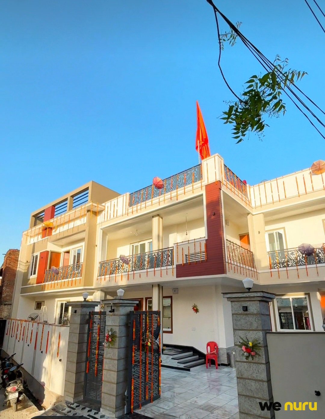 Modern Double-Height Independent House with Contemporary Interiors for Shoots in Kunda, Uttar Pradesh — farmhouse in Kunda