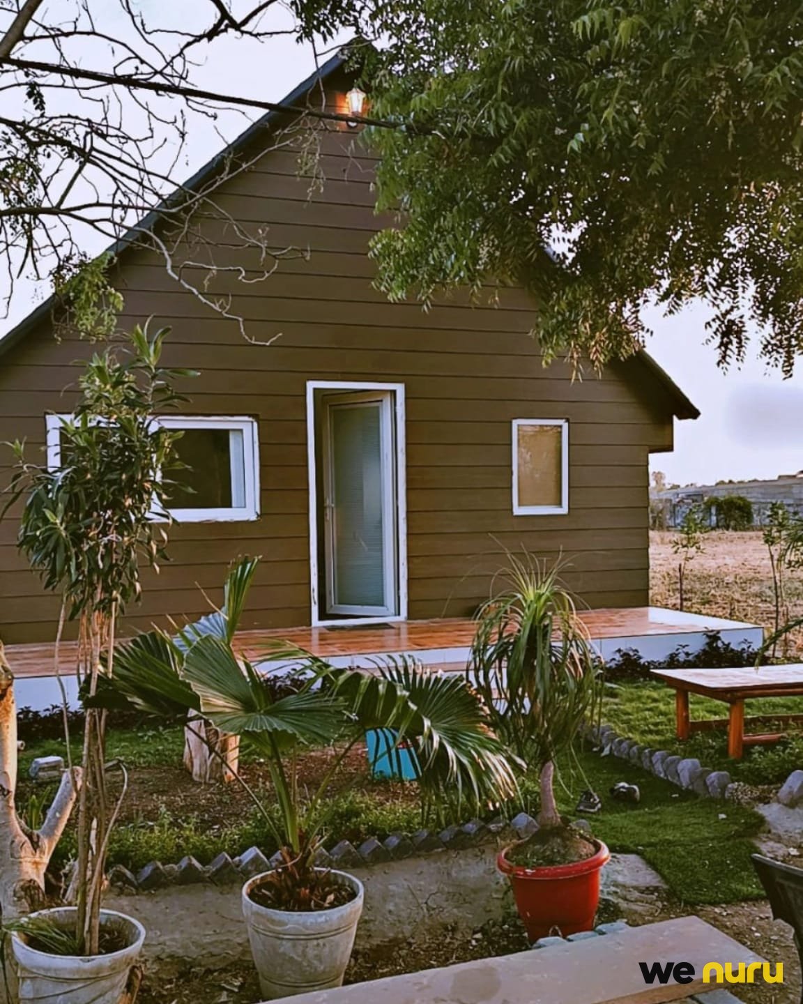 Cozy 1BHK Farmhouse with Garden & Rustic Exterior in Bharkheda Bonder — farmhouse in Bhopal